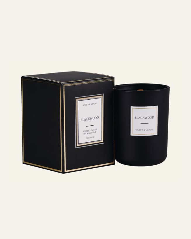 Doftljus svart - 250 g svart - 1
