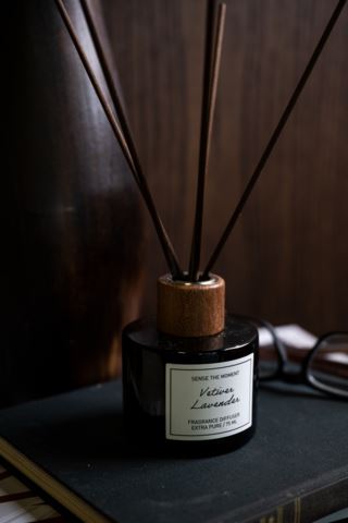 Sense The Moment | Vetiver Lavender Doftpinnar Gråblå - 75 Ml