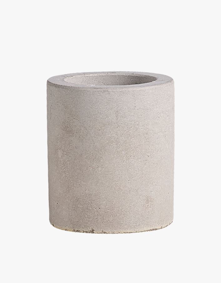 Ljusstake grå - ø5,6x6,5 cm grå - 1