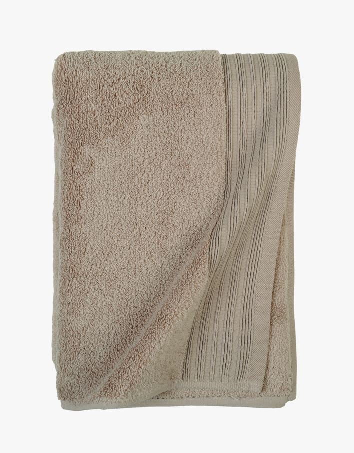 Handduk taupe - 90x150 cm taupe - 1