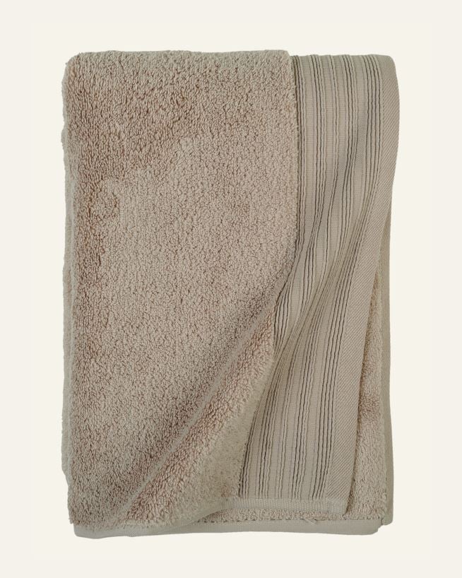 Handduk taupe - 90x150 cm taupe - 1