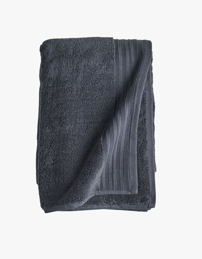 Hotel Selection handduk  mörkblå  - 50x70 cm mörkblå - 1