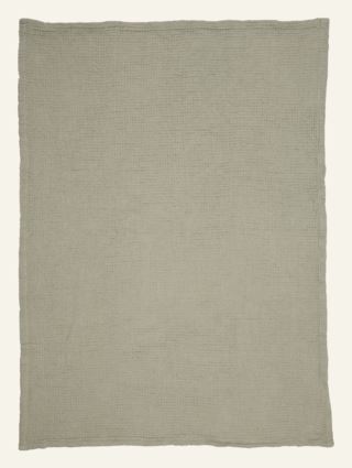 Waffle kökshandduk ljusgrön