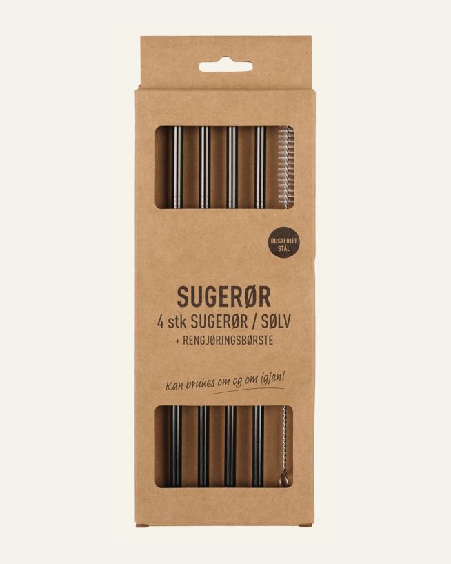 Sugrör svart - 215mm x ø6mm svart - 1