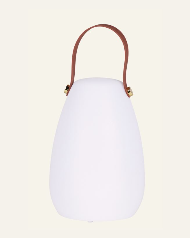 Batteridriven lampa brun - 14x14x20 cm brun - 1