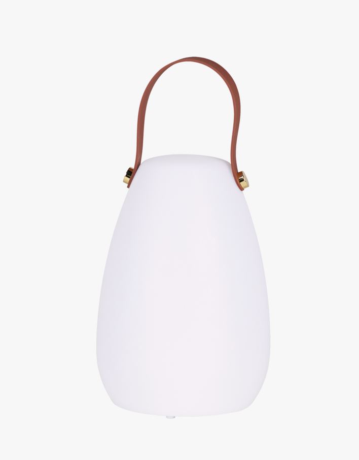 Led lampa brun - 14x14x20 cm brun - 1