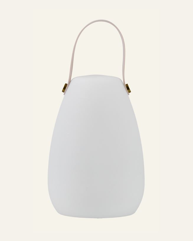 Batteridriven lampa beige - 14x14x20 cm beige - 1