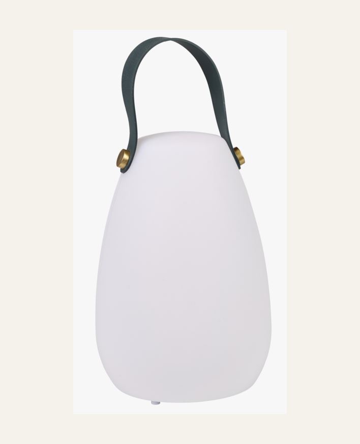 Batteridriven lampa grön - 14x14x20 cm grön - 1