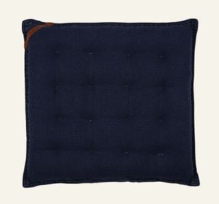 Dina Denim stolsdyna blå