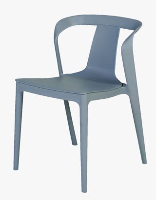 Forms & Objects Vital stol gråblå