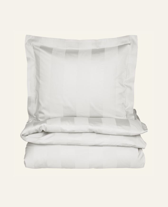 Påslakanset i satin offwhite - 150x210 cm offwhite - 1