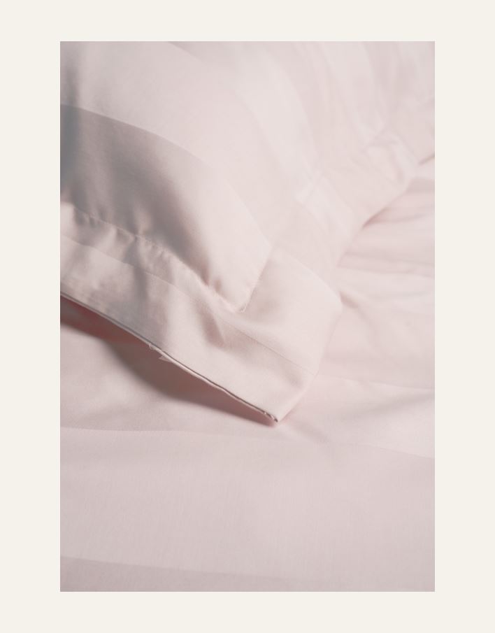 Påslakanset i satin puderrosa - 3