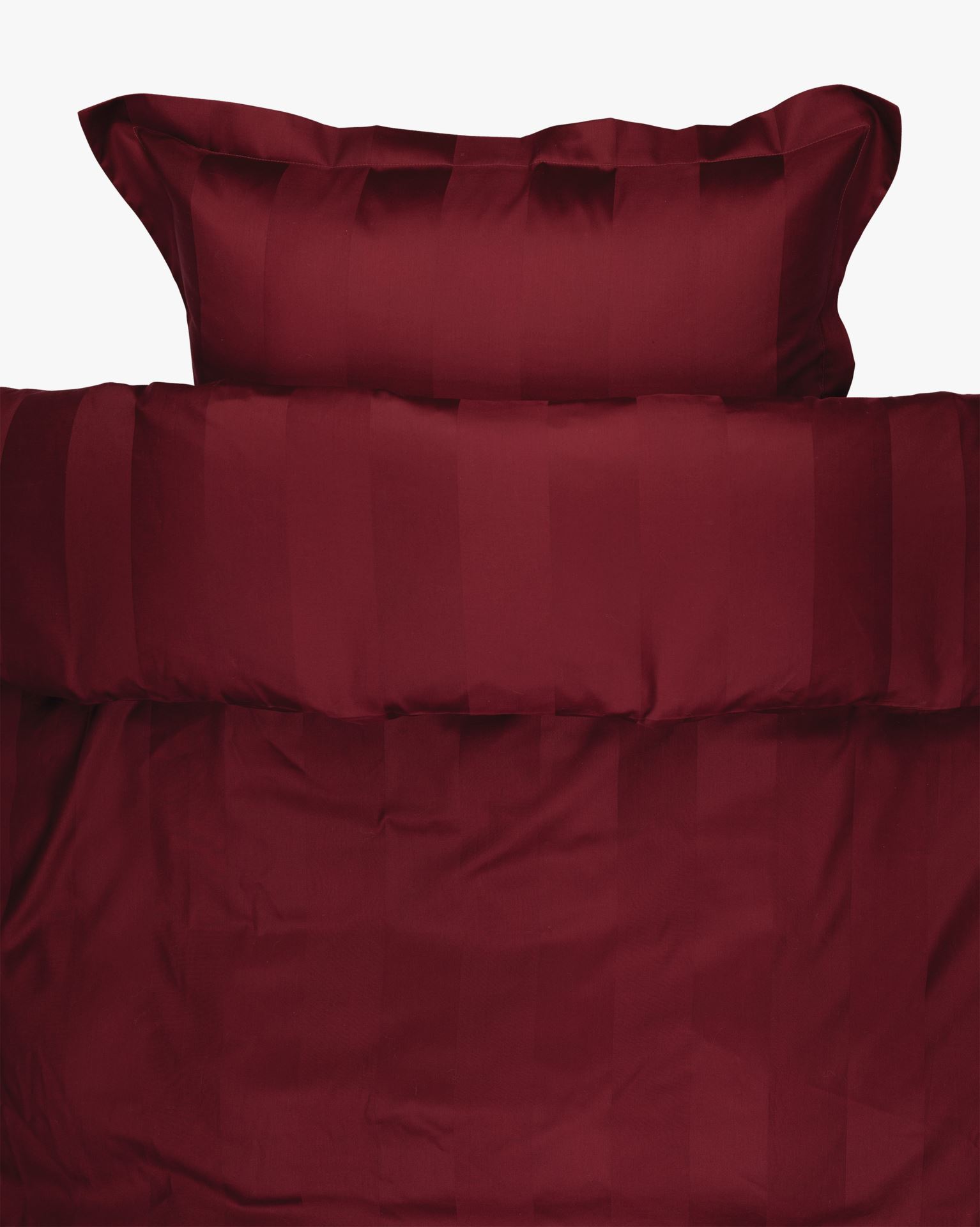 Påslakanset i satin burgundy - 2