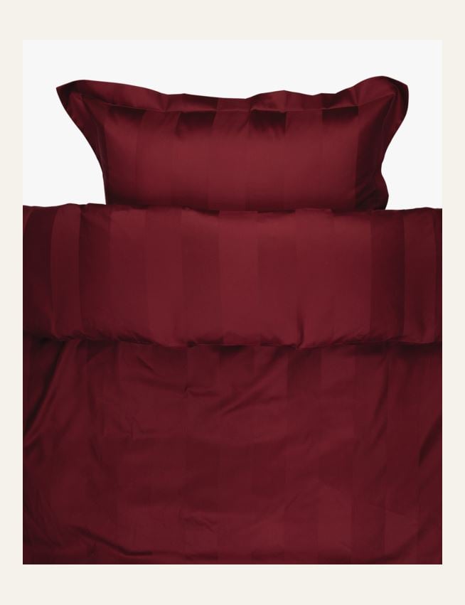 Påslakanset i satin burgundy - 2