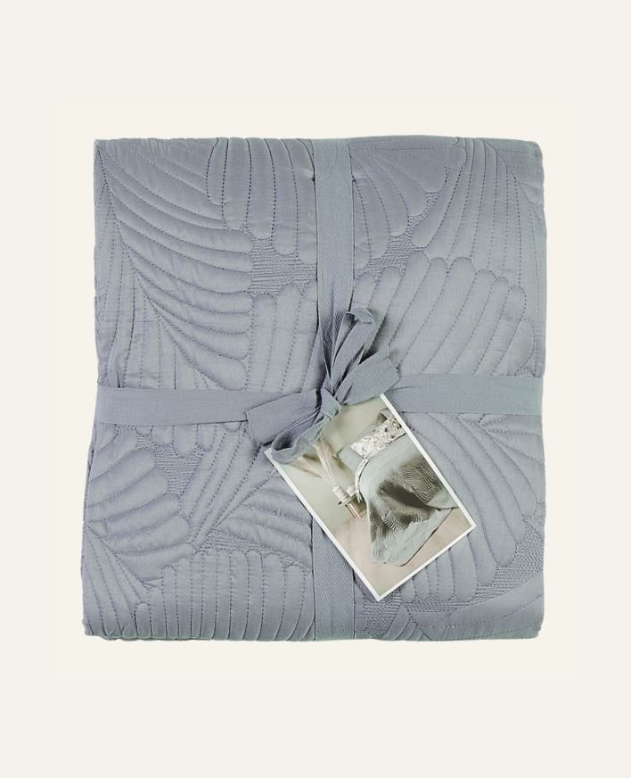 Överkast gråblå - 260x260 cm gråblå - 1