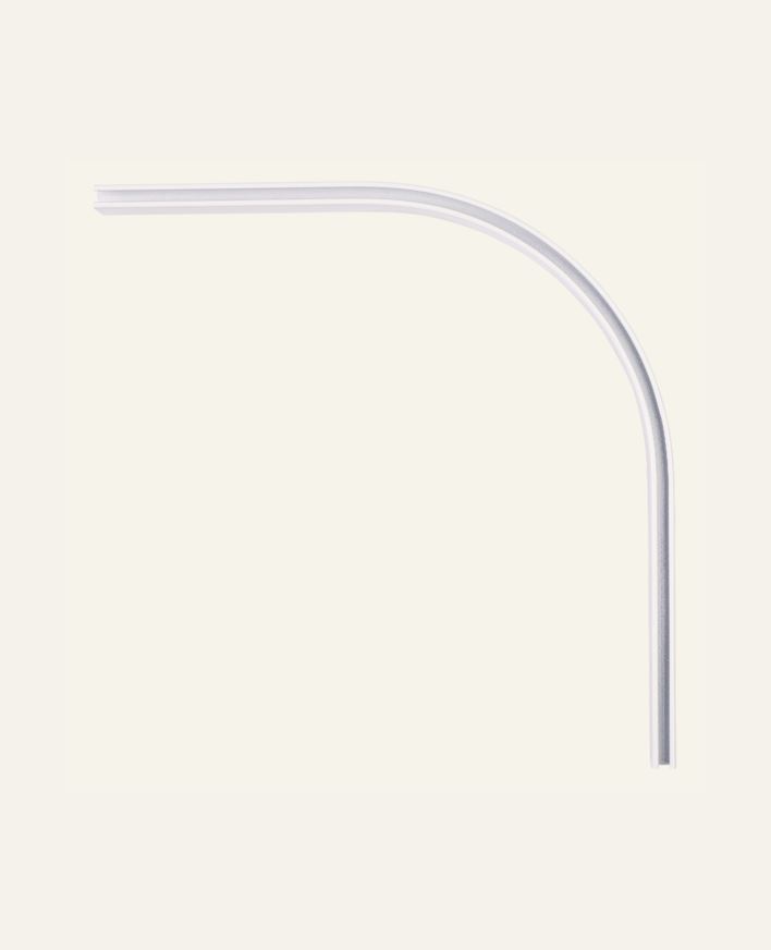 Hörnbåge 90° vit - 20x20 cm vit - 1