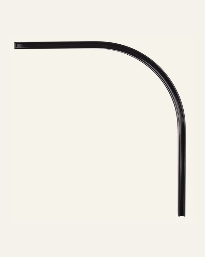Hörnbåge 90° svart - 20x20 cm svart - 1