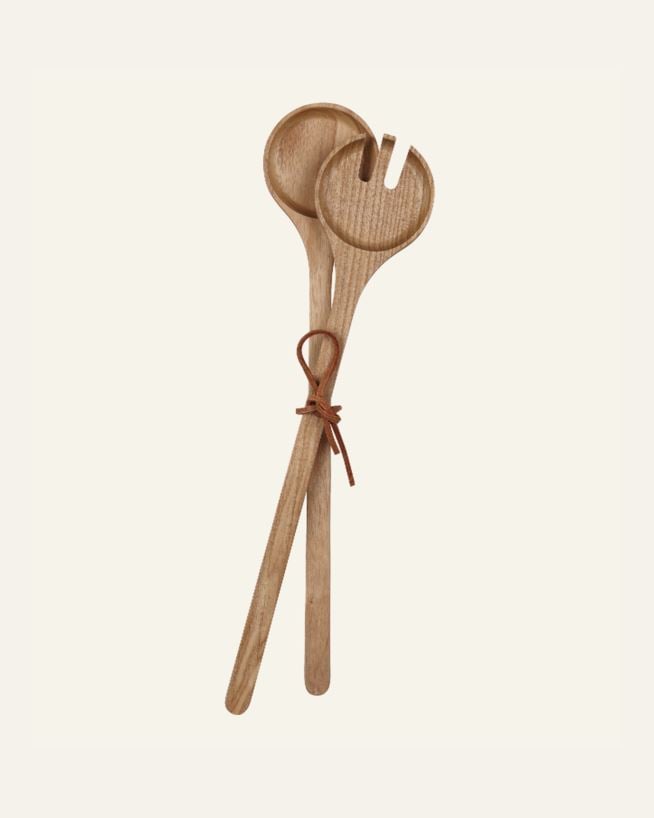 Salladsbestick natur - 6x31 cm natur - 1