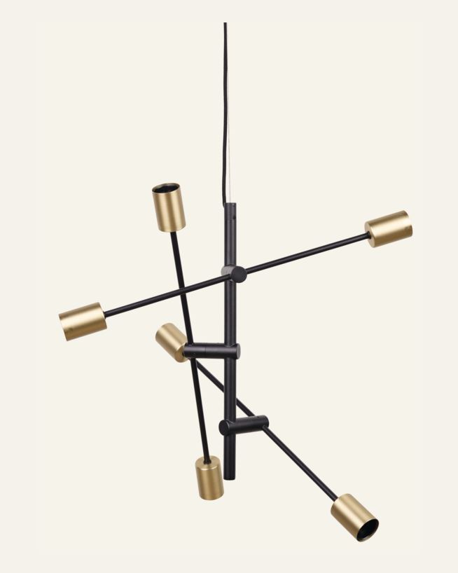 Taklampa svart - 79x55x55 cm svart - 1