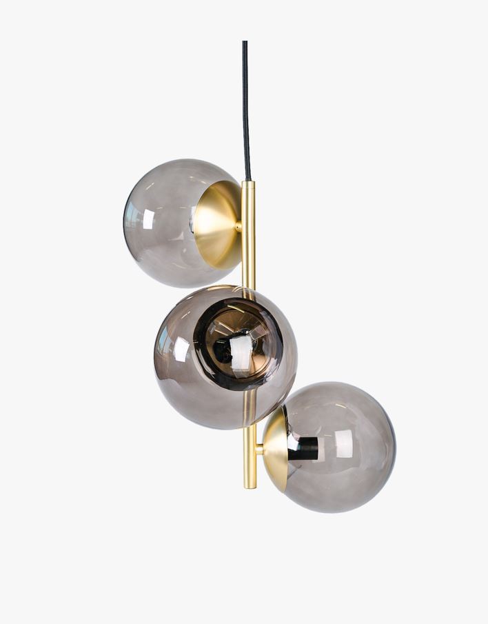 Taklampa mässing - 34,5x32x32 cm mässing - 1