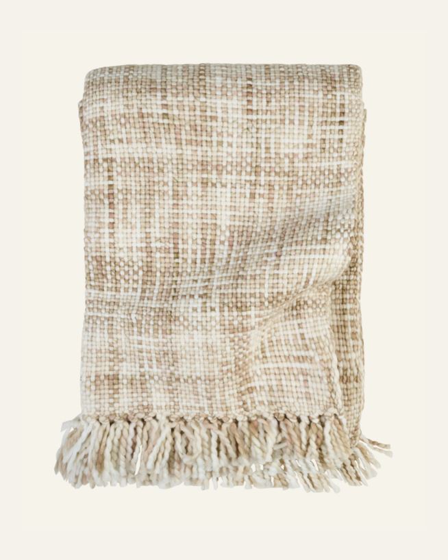 Pläd sand - 130x170 cm sand - 1