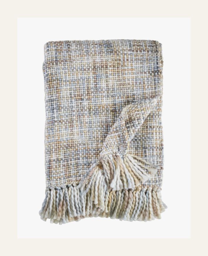 Pläd multi/beige - 130x170 cm multi/beige - 1