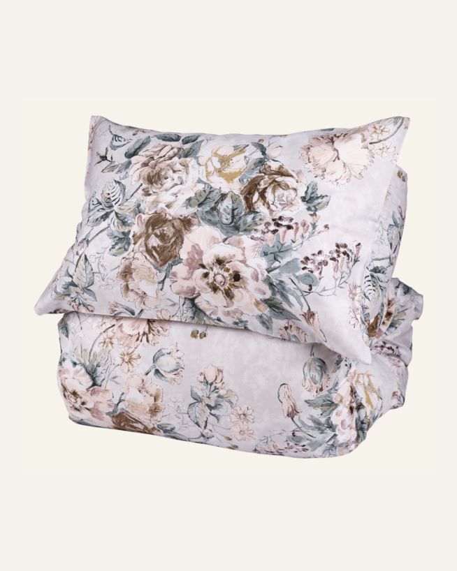 Påslakanset i satin multi - 150x210 cm multi - 1