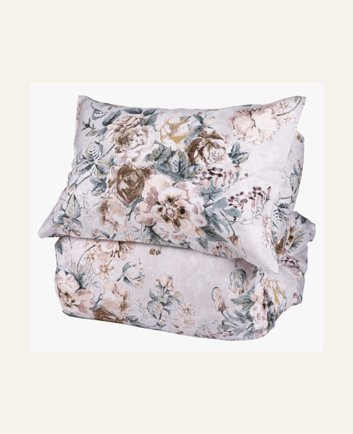 Påslakanset i satin multi - 150x210 cm multi - 1