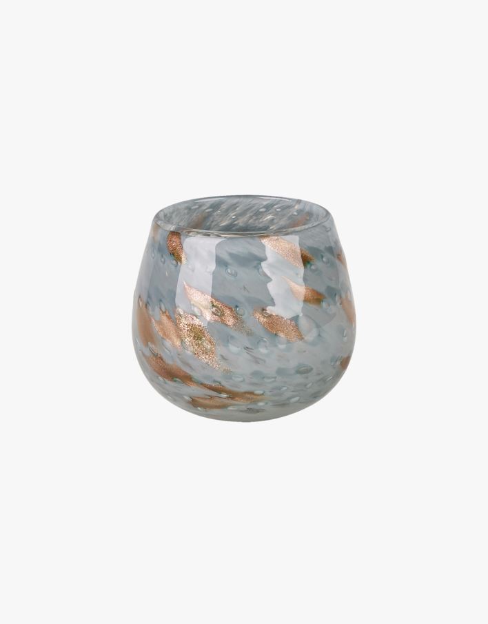 Solar värmeljushållare ljusgrön - 9x9x8 cm ljusgrön - 1