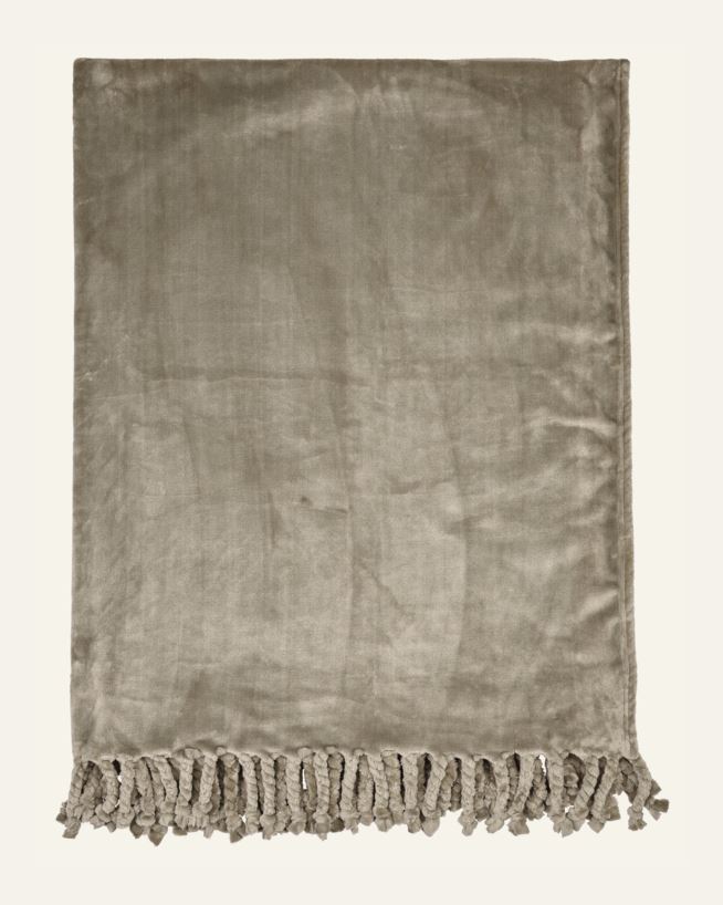 Fleecepläd olivgrön - 130x170 cm olivgrön - 1