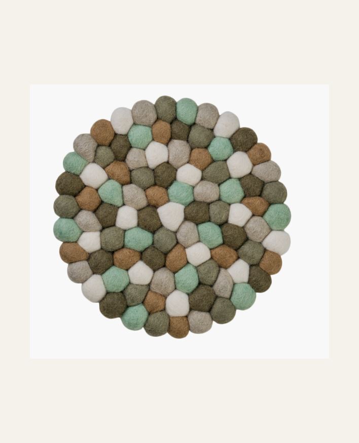 Grytunderlägg olivgrön - ø22 cm olivgrön - 1