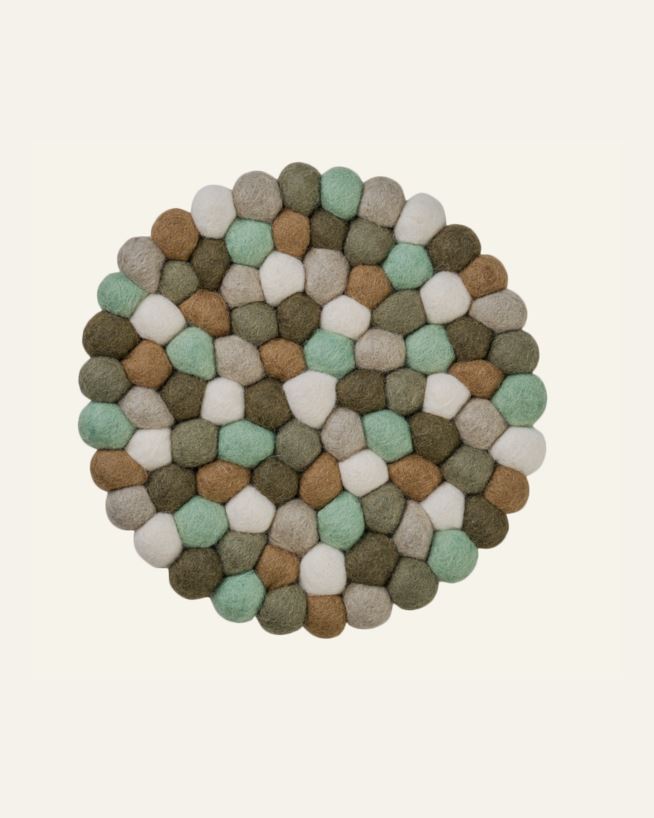 Grytunderlägg olivgrön - ø22 cm olivgrön - 1