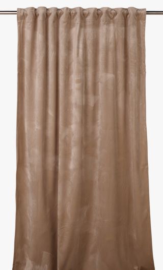 Hemtex | Mali Sammet Gardin Beige - 135x240 Cm