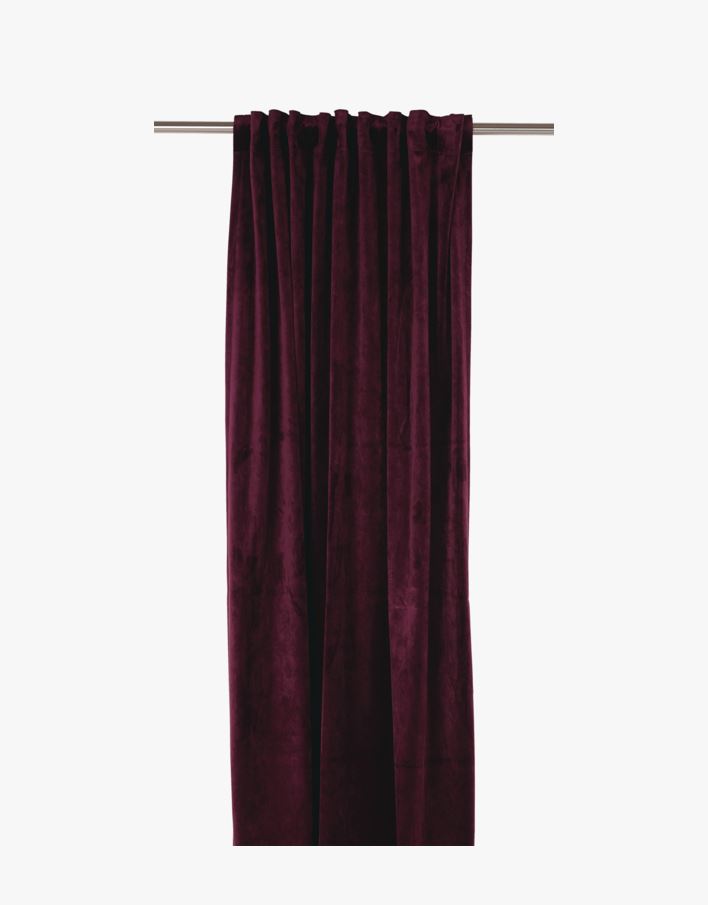 Gardin mörkröd - 135x300 cm mörkröd - 1