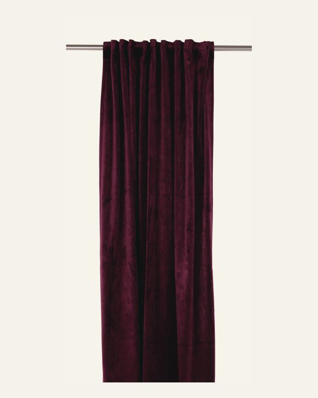 Gardin mörkröd - 135x240 cm mörkröd - 1