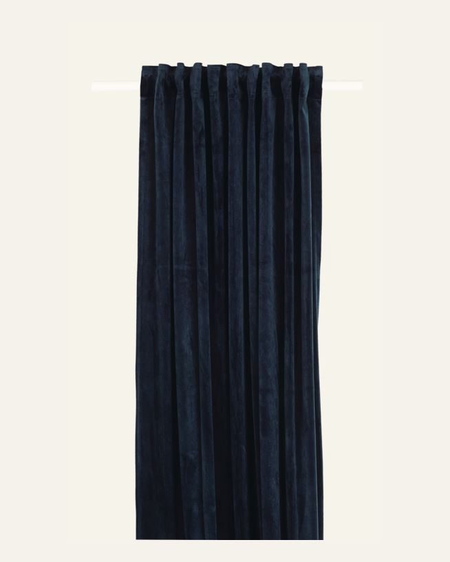 Gardin mörkblå - 135x300 cm mörkblå - 1