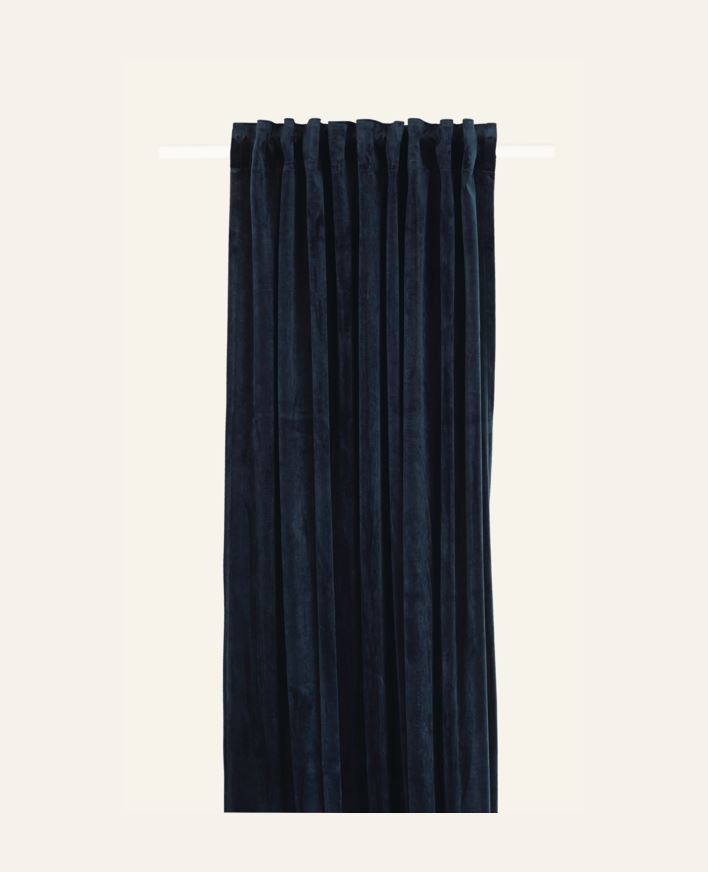 Gardin mörkblå - 135x300 cm mörkblå - 1