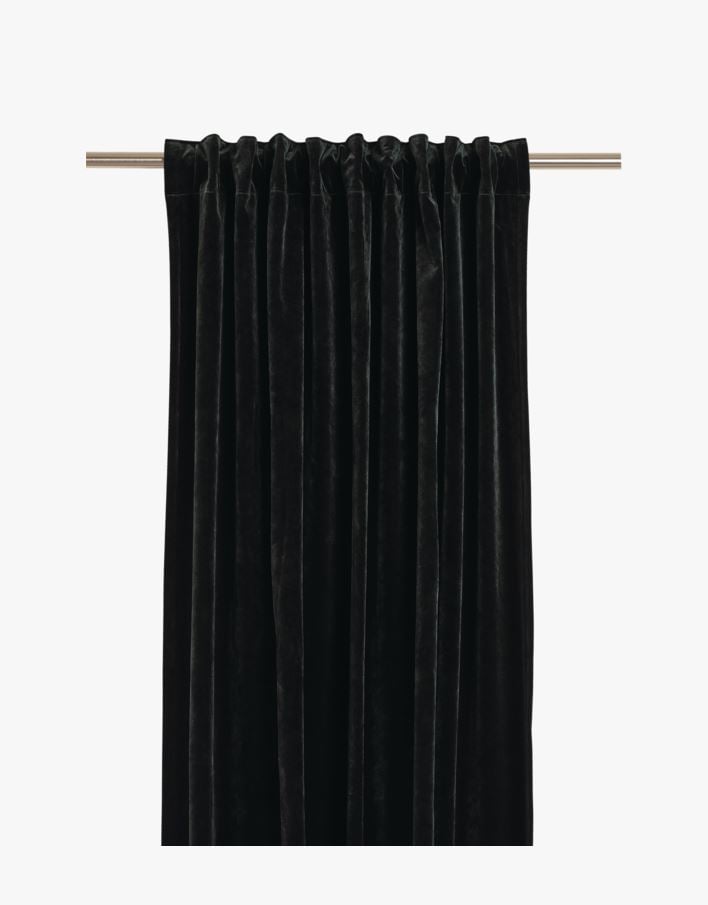 Mali sammet gardin mörkgrön  - 135x240 cm mörkgrön - 1