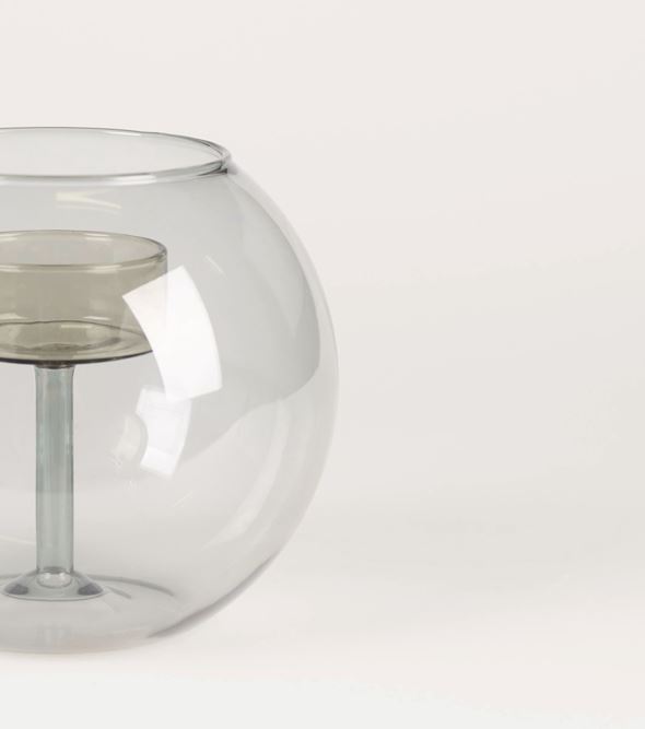 Värmeljushållare mörkgrå - 4