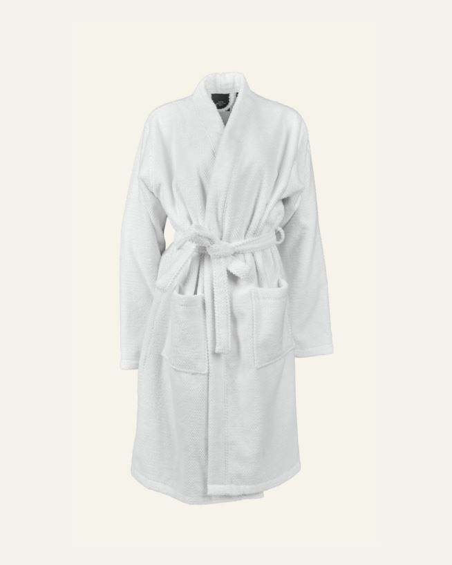 Morgonrock vit - S/M vit - 1