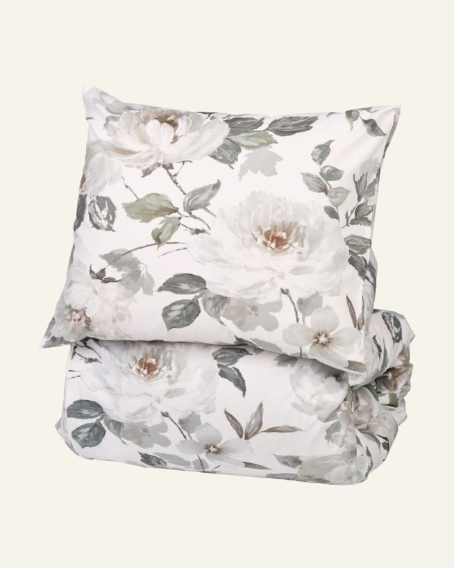 Påslakanset i percale vit - 150x210+50x60 cm vit - 1