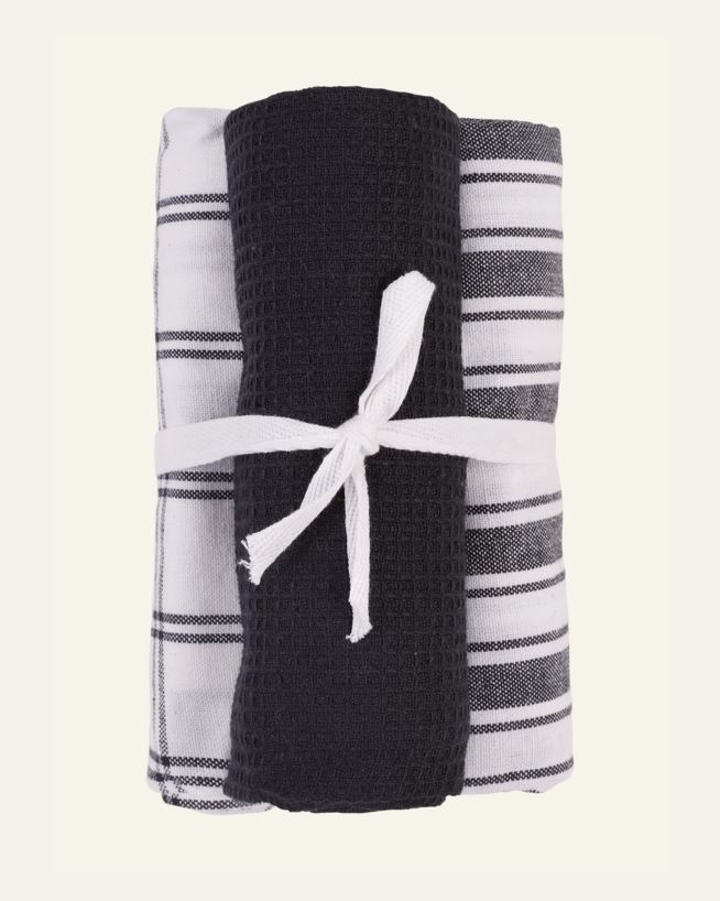Kökshandduk svart - 50x70 cm svart - 1