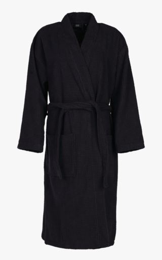 Hemtex | Waffle Morgonrock Svart - S/m