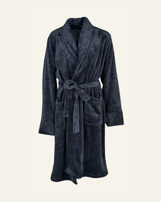 Morgonrock marinblå - L/XL marinblå - 1