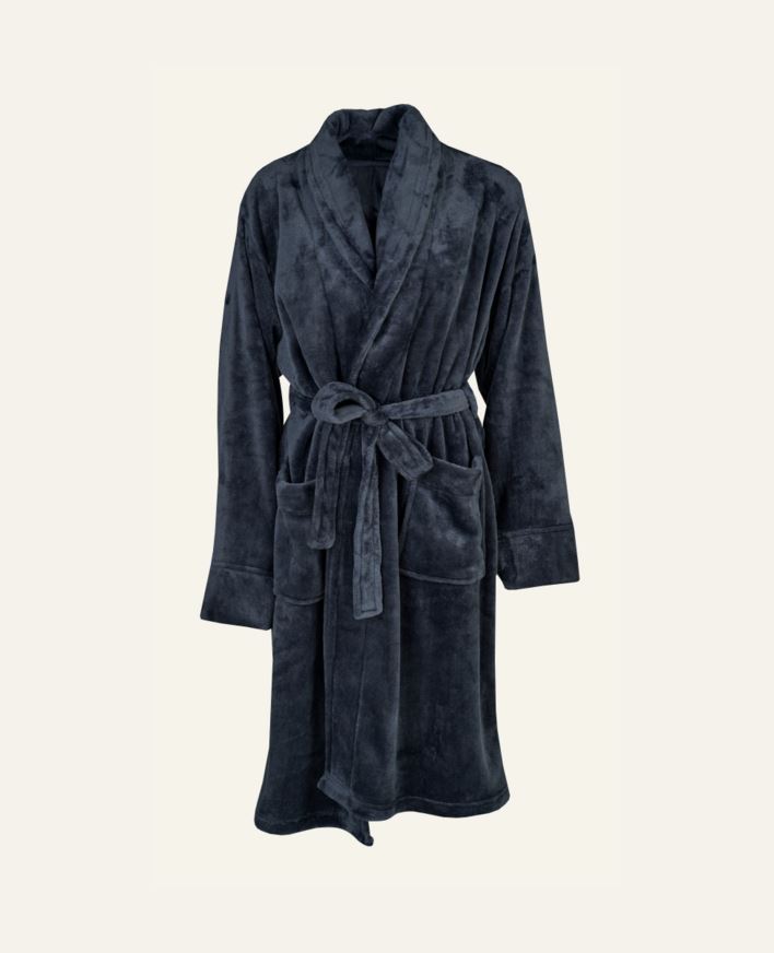 Morgonrock marinblå - L/XL marinblå - 1