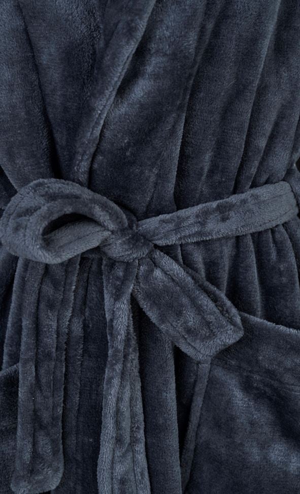 Morgonrock marinblå - 3