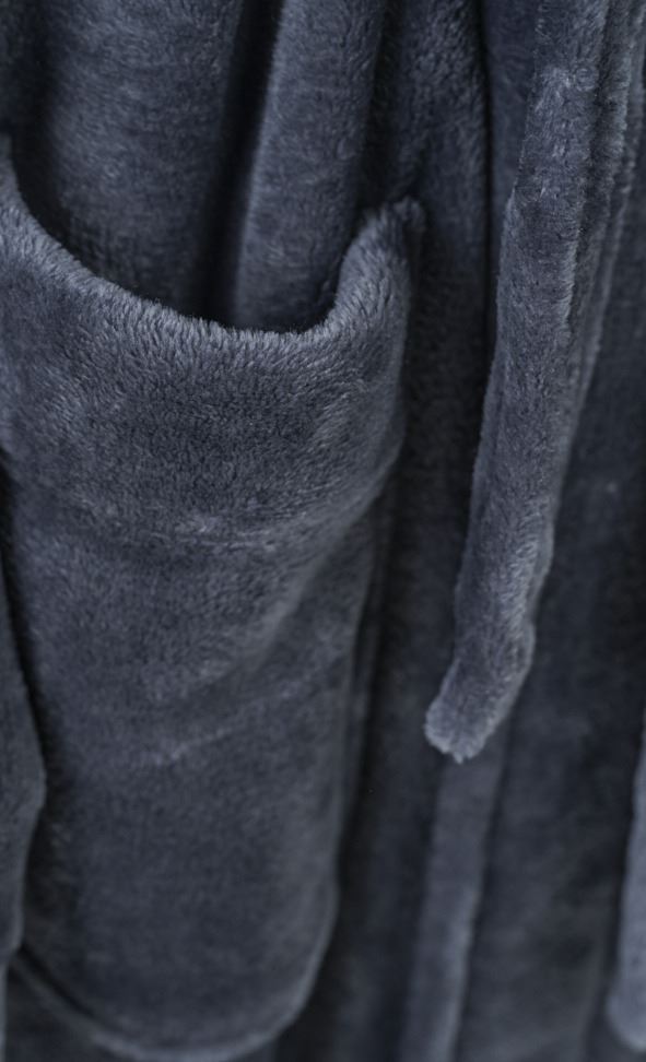 Morgonrock marinblå - 2