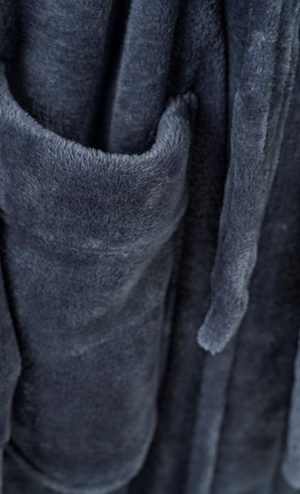 Morgonrock marinblå - 2