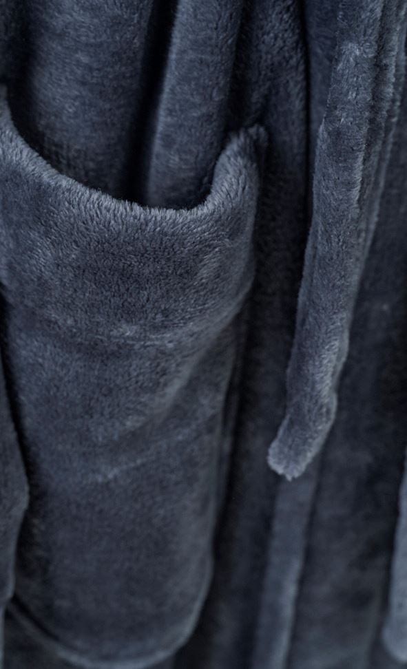 Morgonrock marinblå - 2