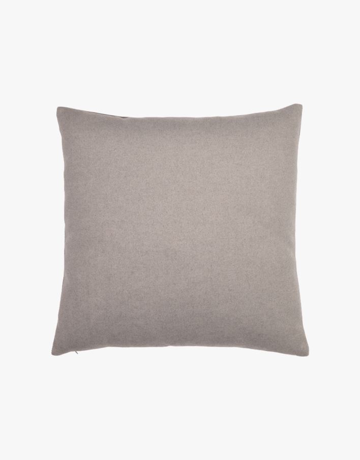Prydnadskudde ljusgrå - 55x55 cm ljusgrå - 1